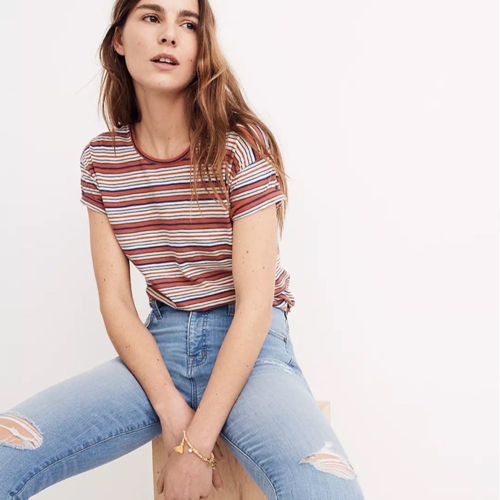 Madewell 9" High-Rise Skinny Jeans in Ontario Wash